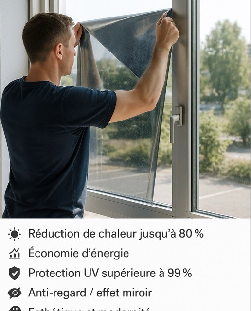 Film solaire et Film de protection vitres