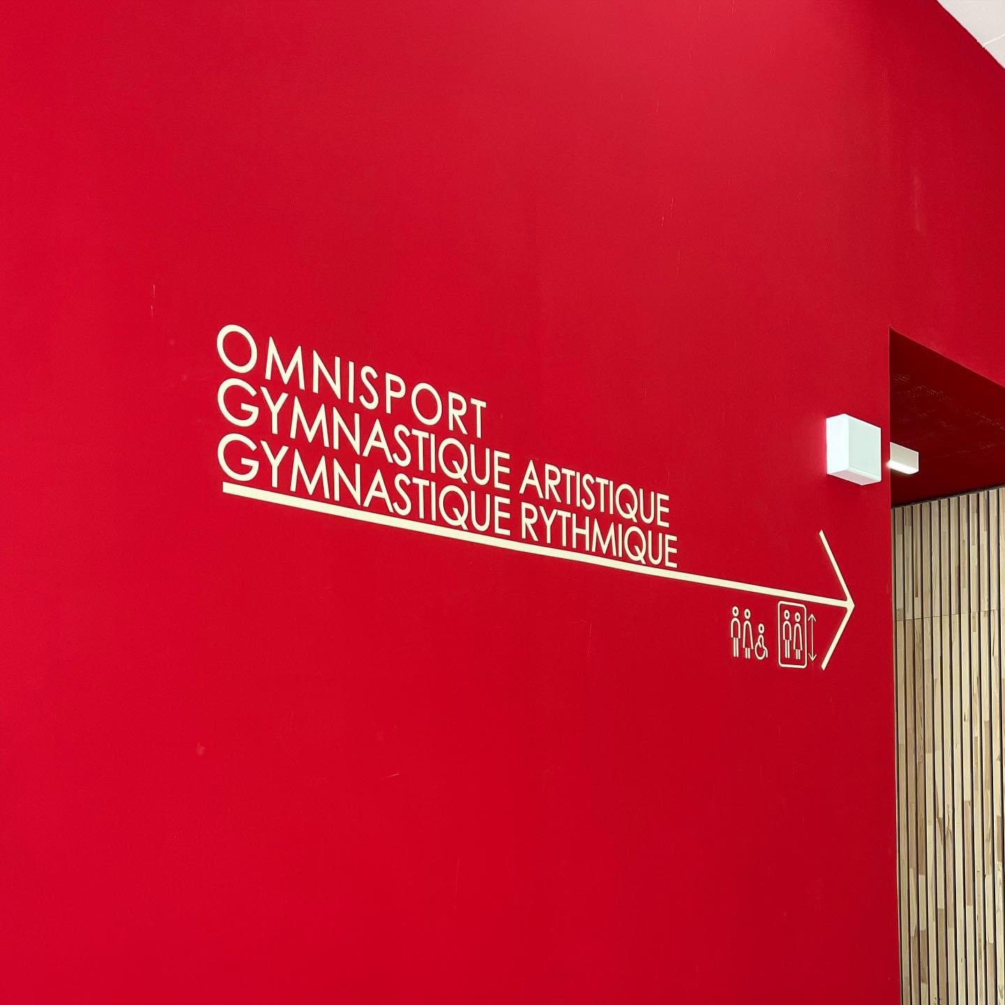 Signalétique ERP mas vignole nimes pour salle de sport signalétique adhésive Gard