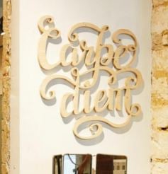 Lettrage et logo découpe cnc support de communication occitanie