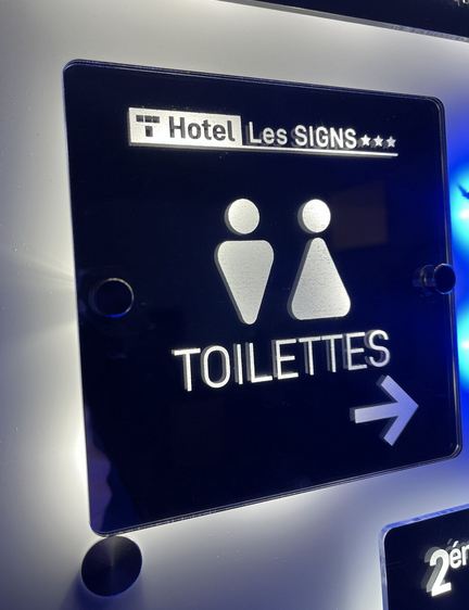 panneau signaletique led 