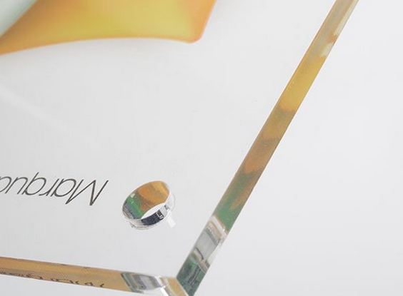 Plaque pro marquage laser en pmma